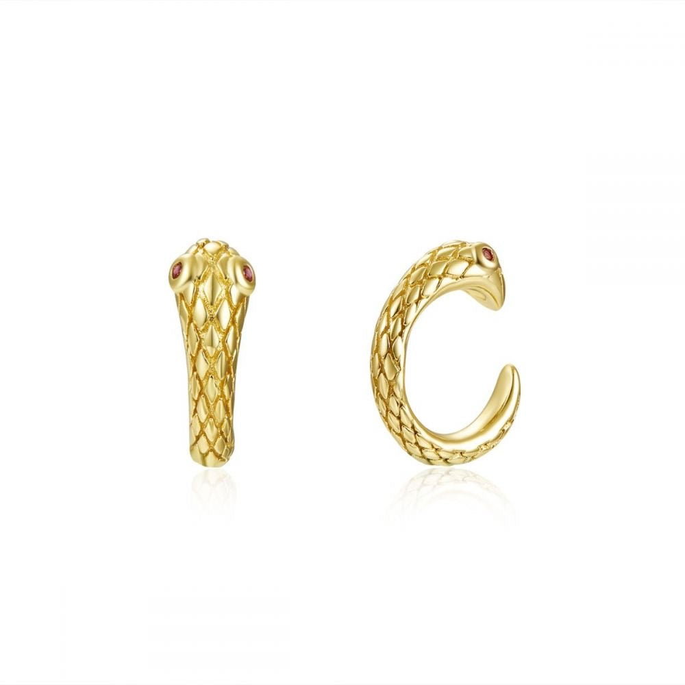 Pendientes Ear Cuff Snake