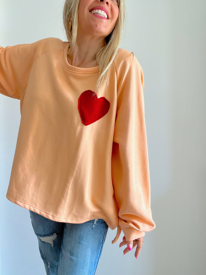Sudadera Roma Peach