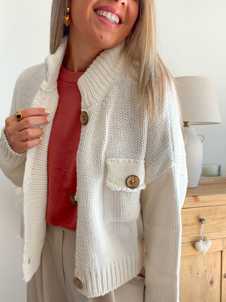 Chaqueta ‘Cozy cream’