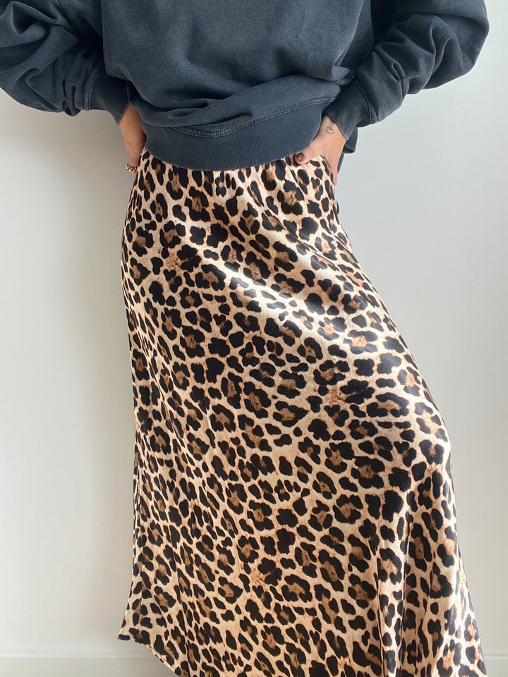 Falda Raso Animal Print