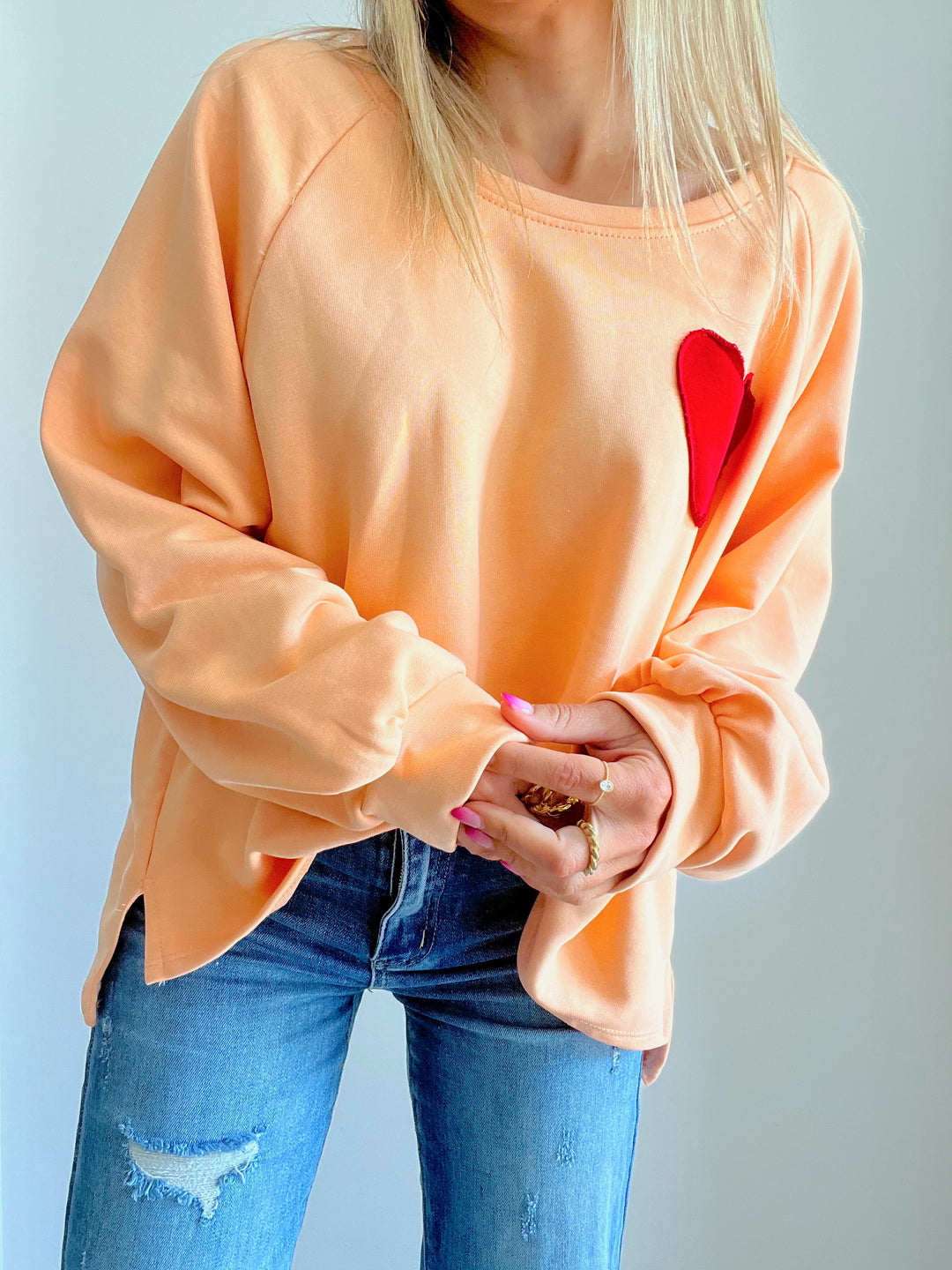 Sudadera Roma Peach