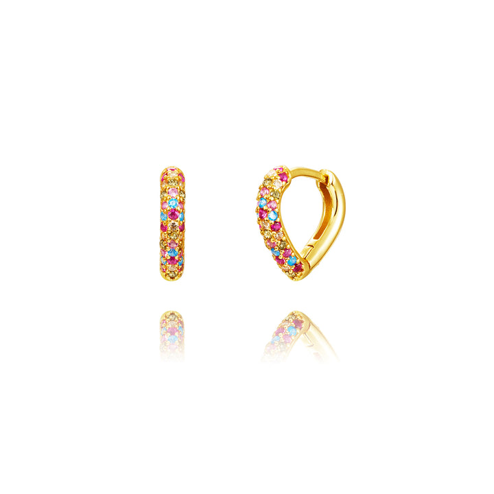 Pendientes Aros Heart