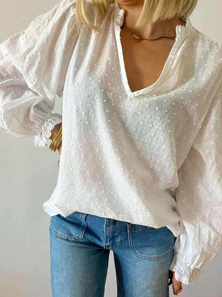 Blusa Plumetti Blanca