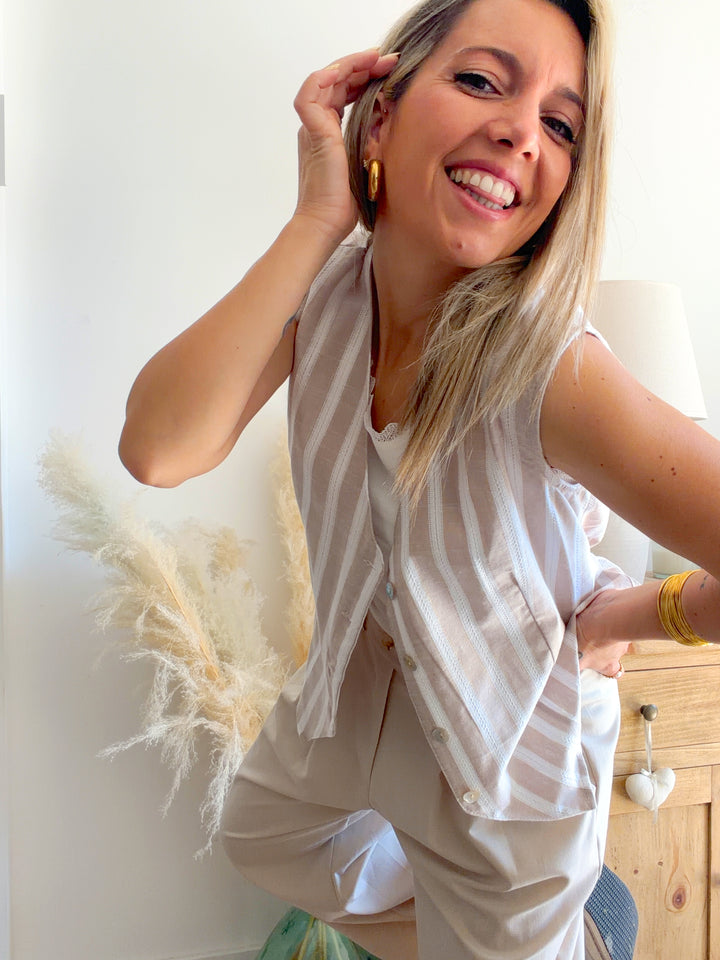 Chaleco ‘Capri Stripes’