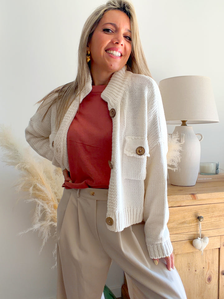Chaqueta ‘Cozy cream’
