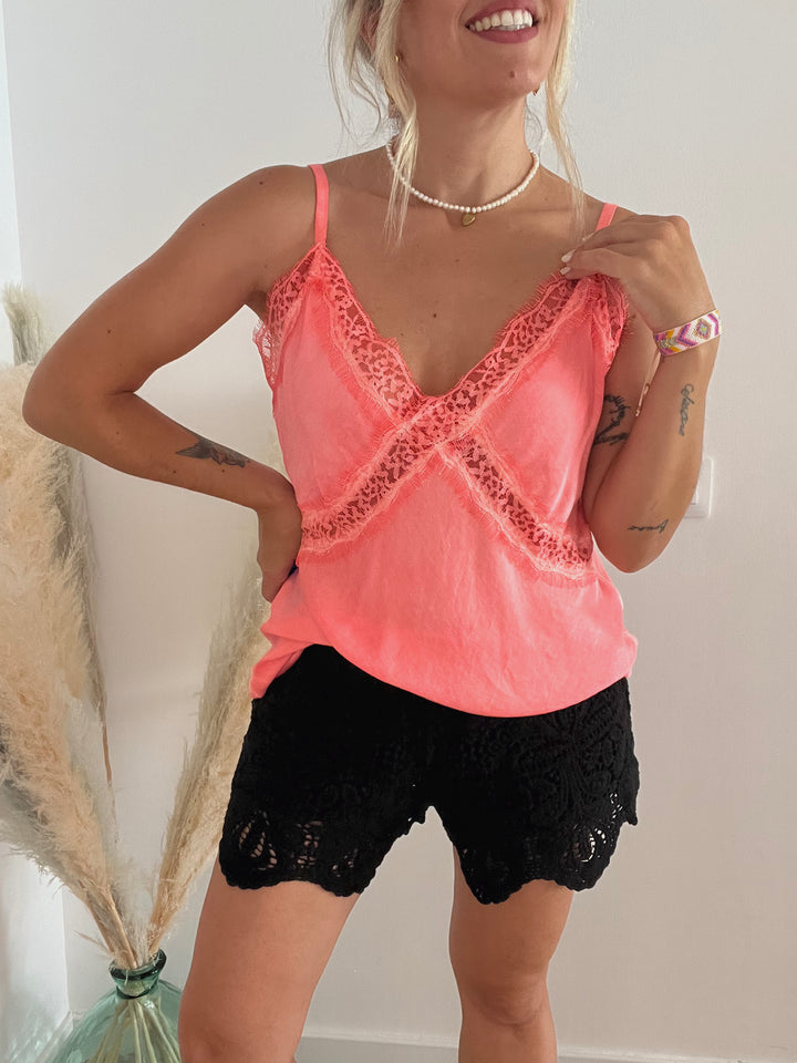 Top Lencero Coral