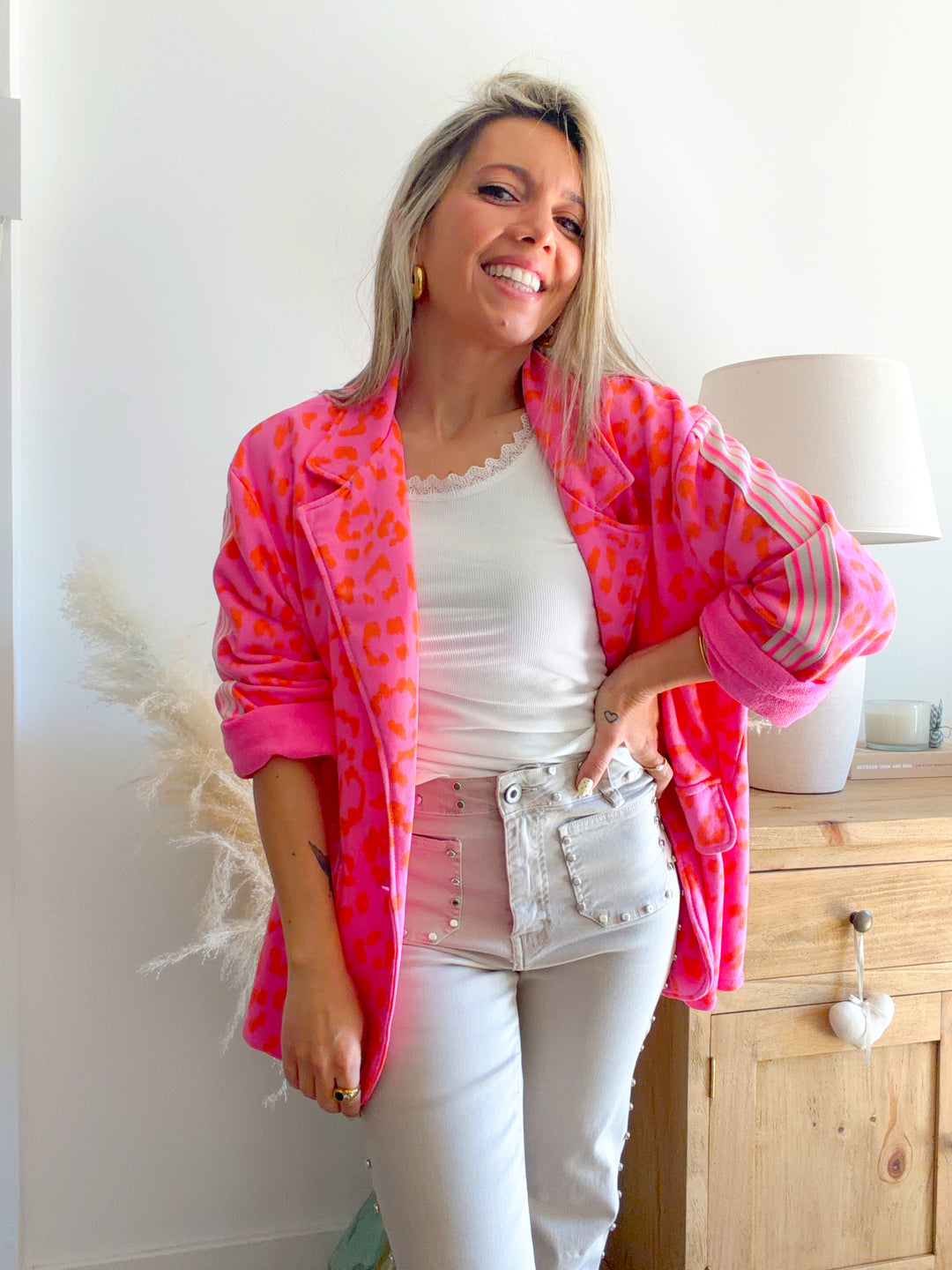 Blazer Pink Leo