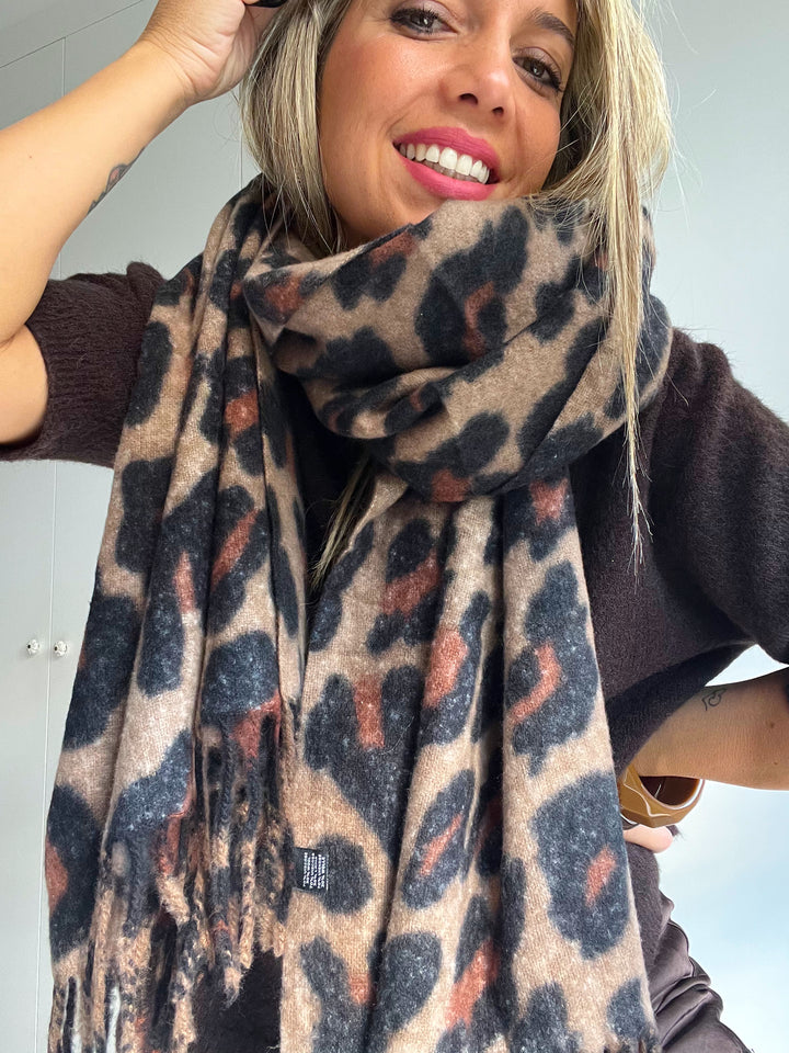 Maxi Bufanda Leopard