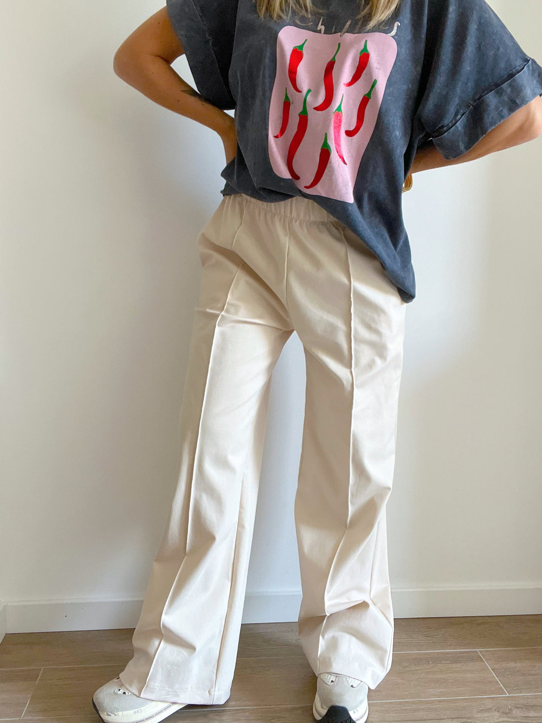 Pantalón Soho Crema
