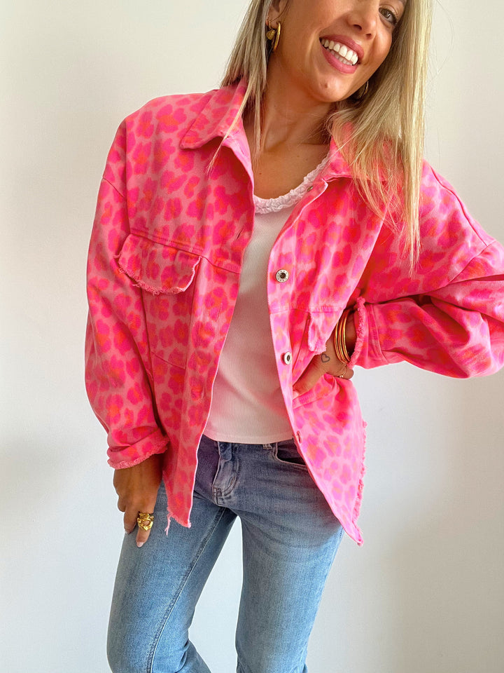 Sobrecamisa Print Flúor