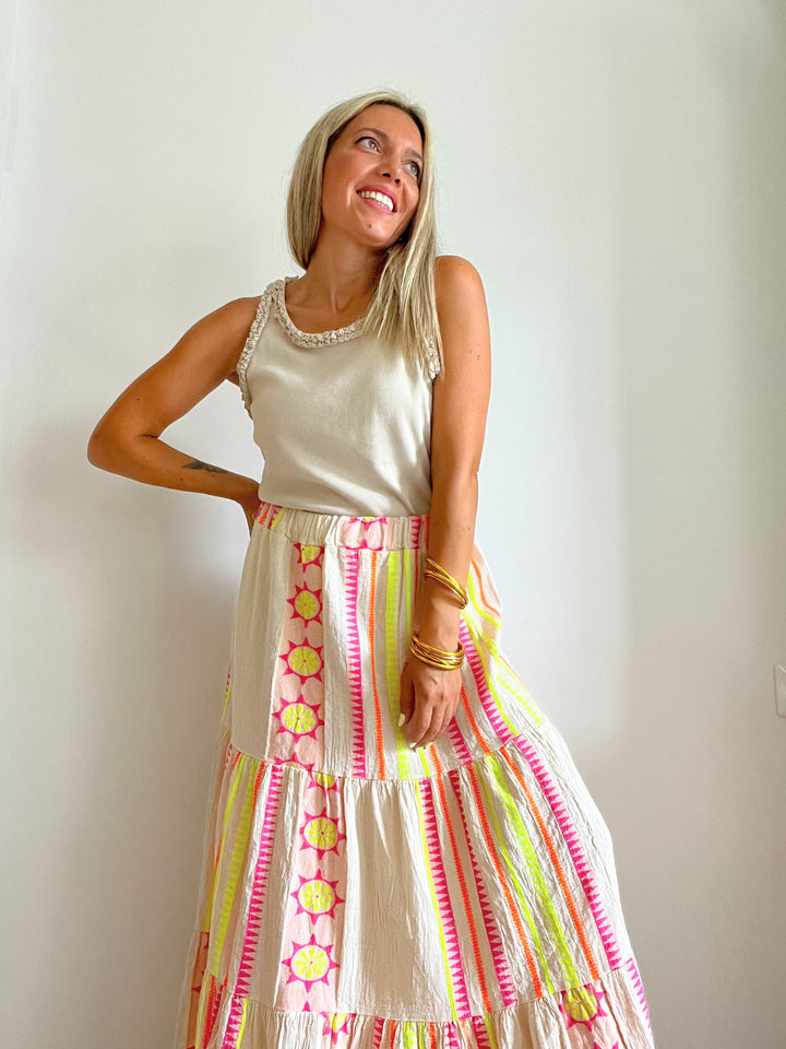 Falda Mikonos Pink