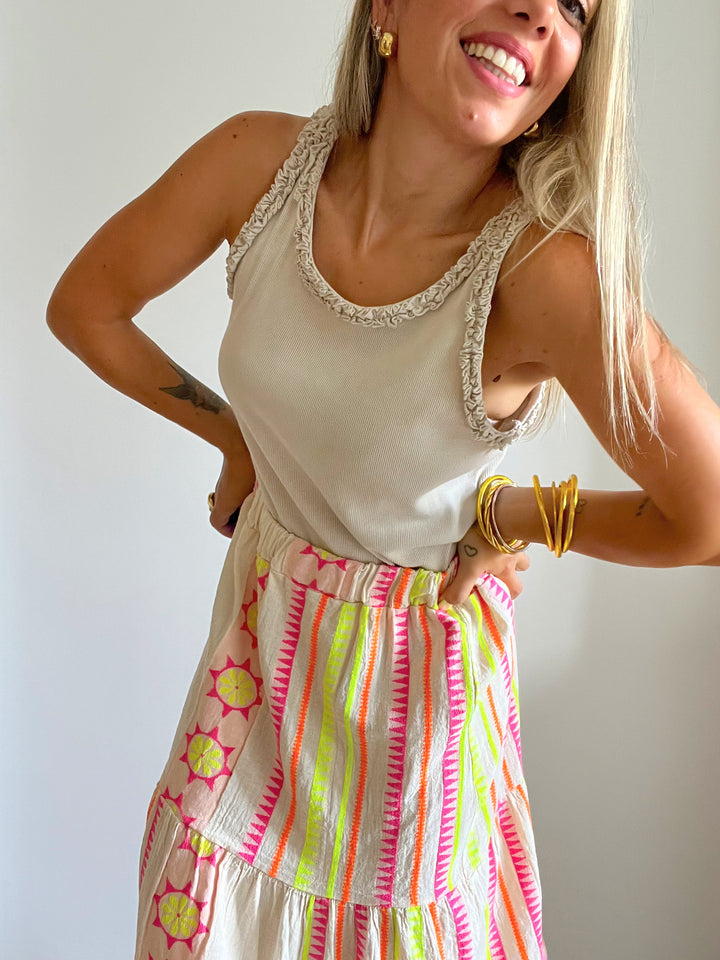 Falda Mikonos Pink