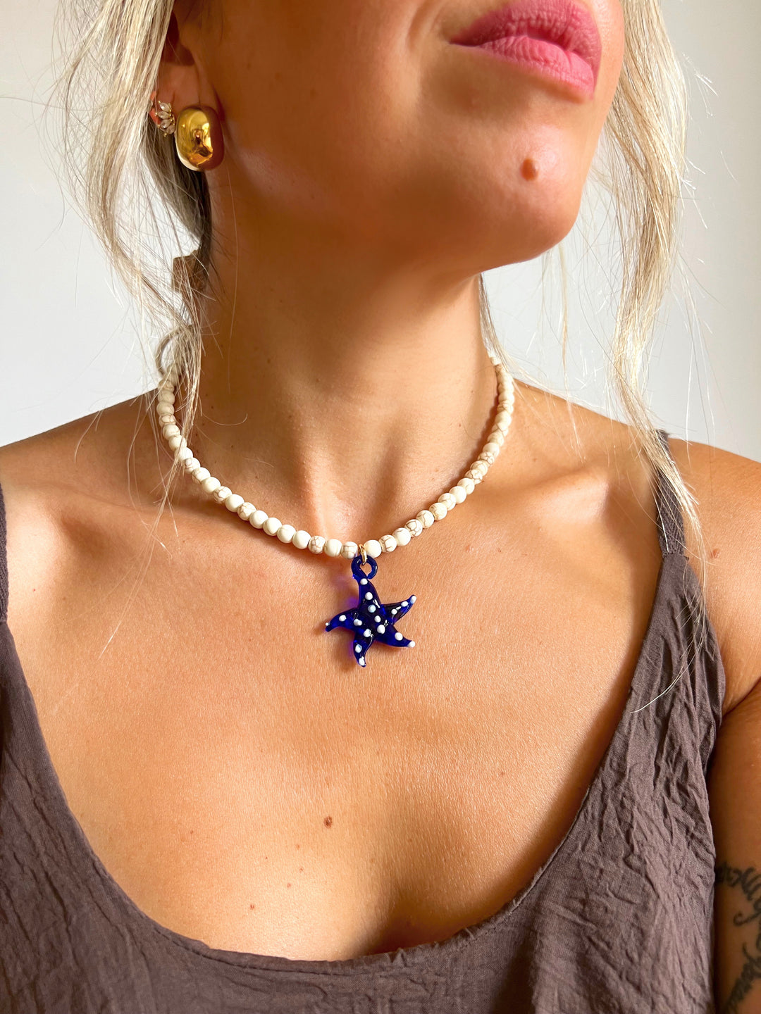 Collar Starfish Blue