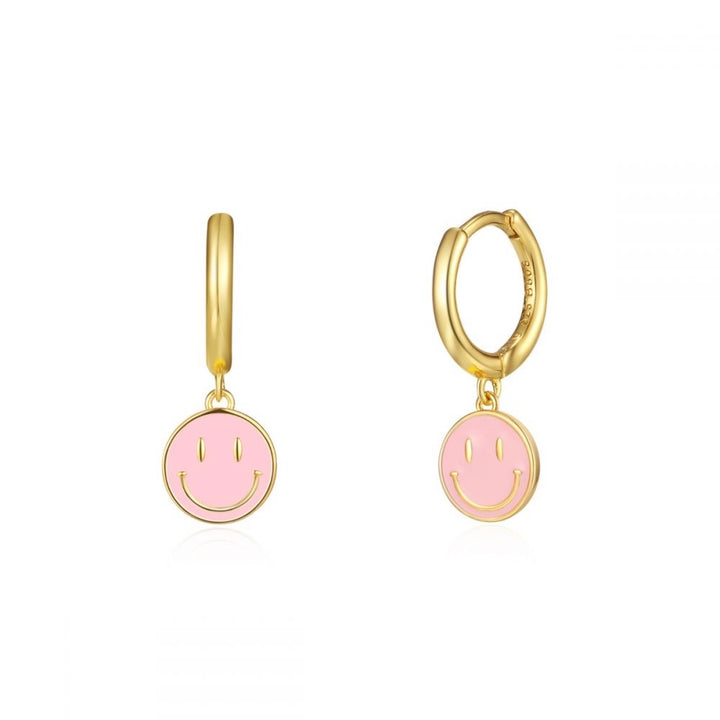 Pendientes Smiley Pink